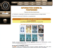 Tablet Screenshot of fosfenismo.com